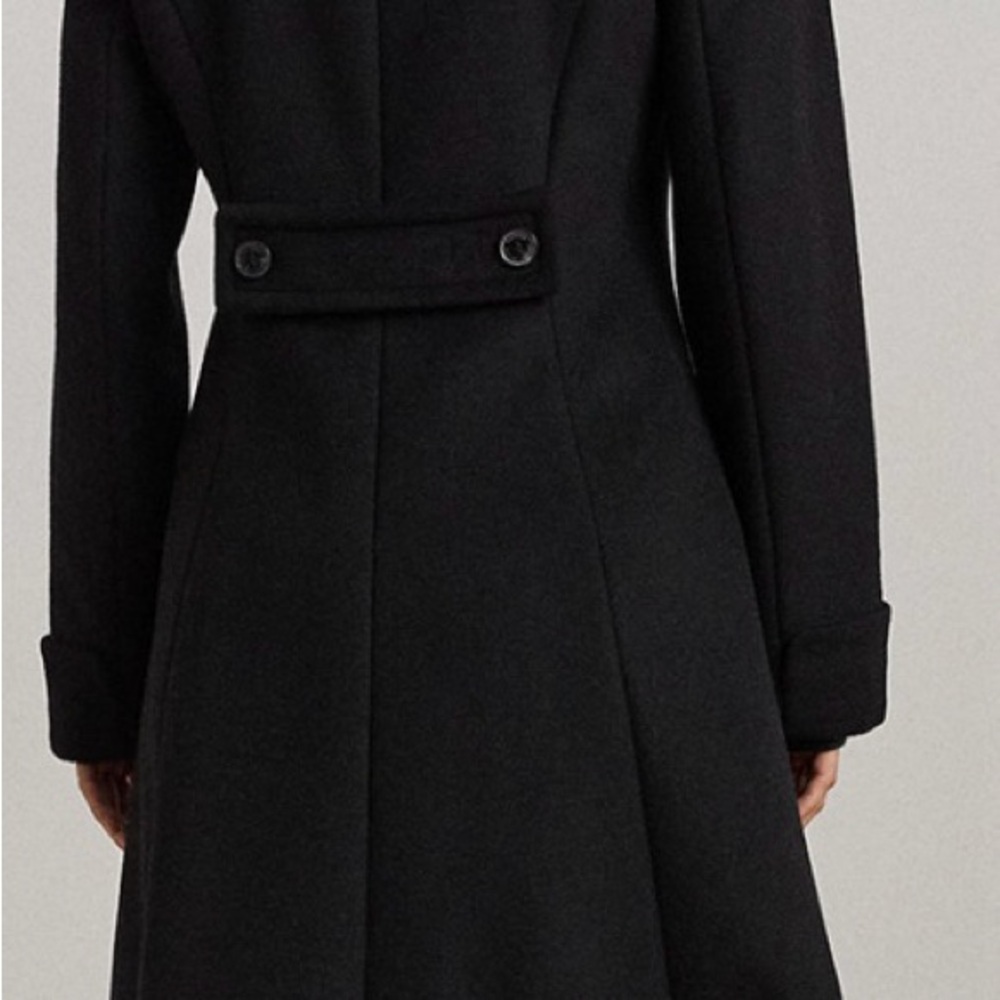 Ralph Lauren Black Trench Coat - Picture 7 of 8